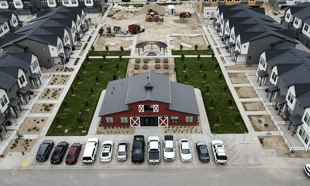 Lowe Property Group - LPG Parking Lot from Above